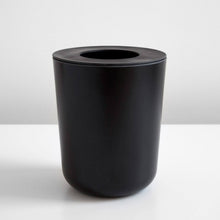 Load image into Gallery viewer, Bano Bamboo Bathroom Bin in Various Colors - Black - EKOBO